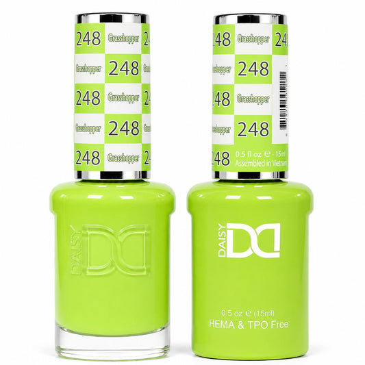 DND HEMA & TPO Free Gel Polish Duo #248 Grasshopper