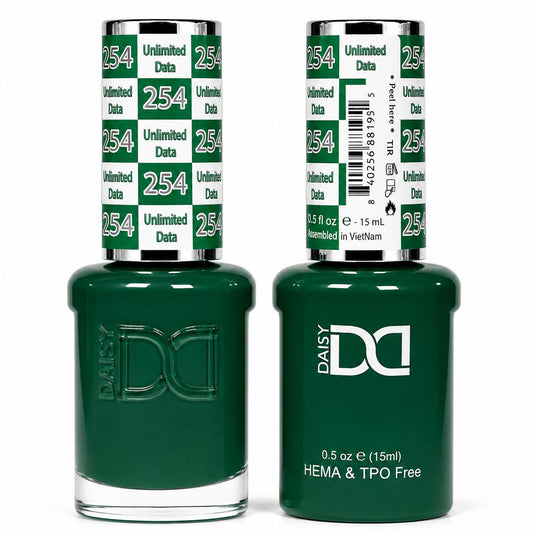 DND HEMA & TPO Free Gel Polish Duo #254 Unlimited Data