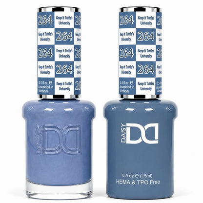 DND HEMA & TPO Free Gel Polish Duo #264 Keep It Tuft(s) University