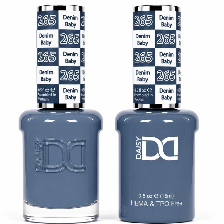 DND HEMA & TPO Free Gel Polish Duo #265 Denim Baby