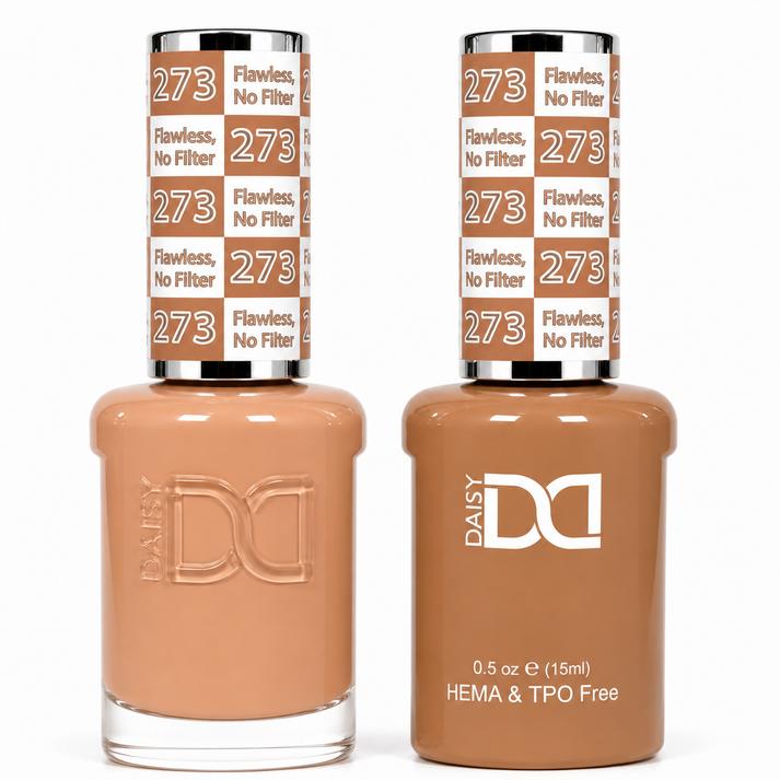 DND HEMA & TPO Free Gel Polish Duo #273 Flawless No Filter