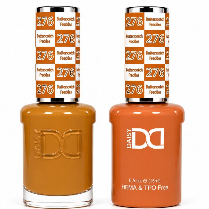 DND HEMA & TPO Free Gel Polish Duo #276 Butterscotch Freckles