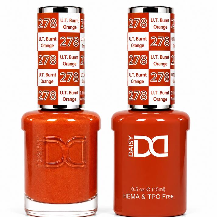DND HEMA & TPO Free Gel Polish Duo #278 U.T.Burnt Orange