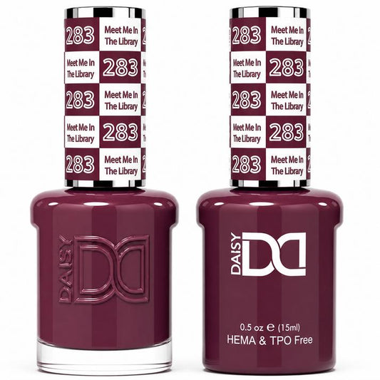 DND HEMA & TPO Free Gel Polish Duo #283 Meet Me In The Library