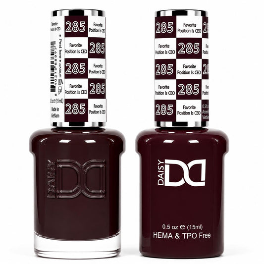 DND HEMA & TPO Free Gel Polish Duo #285 Favorite Position Is Ceo