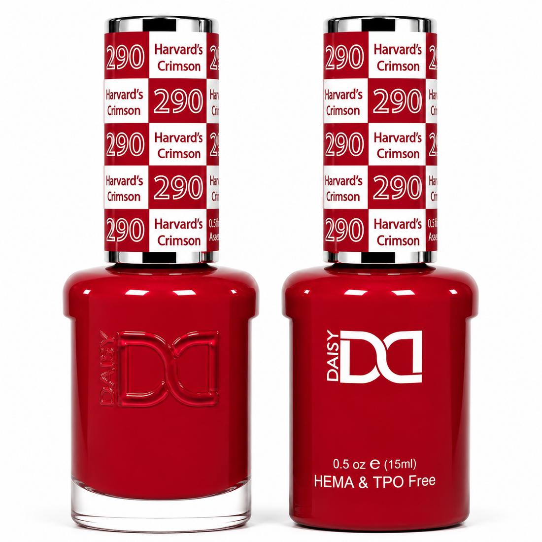 DND HEMA & TPO Free Gel Polish Duo #290 Harvard's Crimson