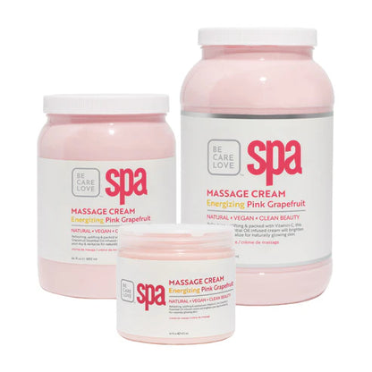 BCL Spa Pedicure Organic Massage Cream - Energizing Pink Grapefruit