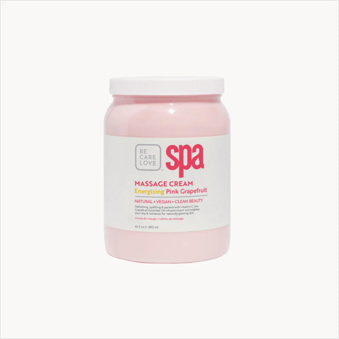BCL Spa Pedicure Organic Moisture Mask - Energizing Pink Grapefruit