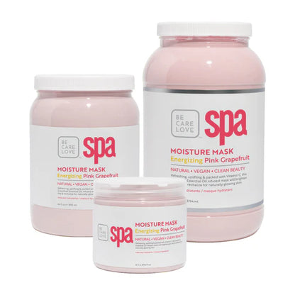 BCL Spa Pedicure Organic Moisture Mask - Energizing Pink Grapefruit
