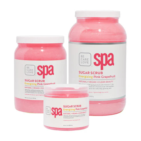 BCL Spa Pedicure Organic Sugar Scrub - Energizing Pink Grapefruit