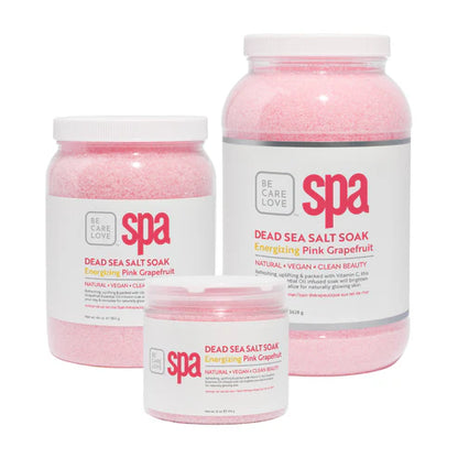 BCL Spa Pedicure Organic Dead Sea Salt - Energizing Pink Grapefruit
