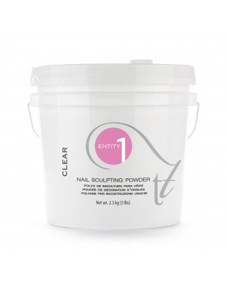 Entity Beauty - Nail Acrylic Sculpting Powder CLEAR - Size 5 Lbs Bucket