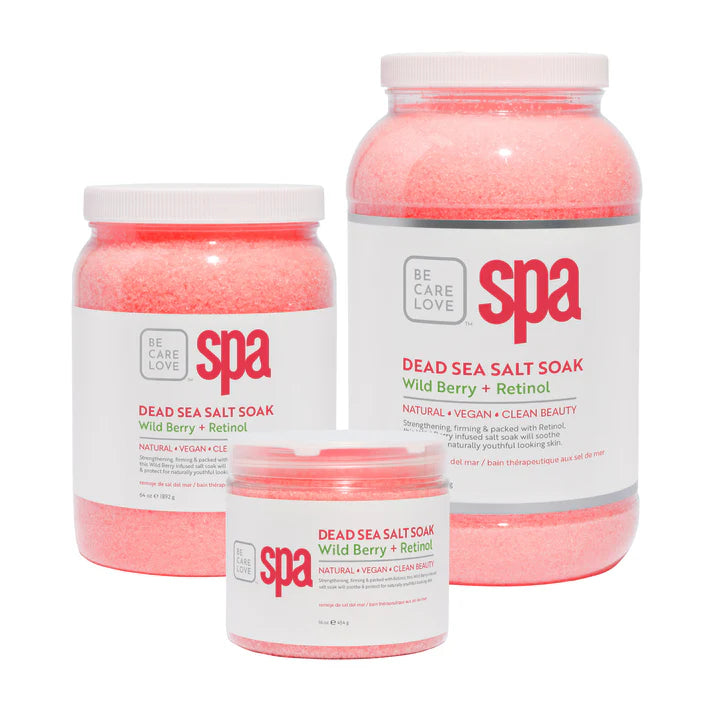 BCL Spa Pedicure Organic Dead Sea Salt - Wild Berry + Retinol