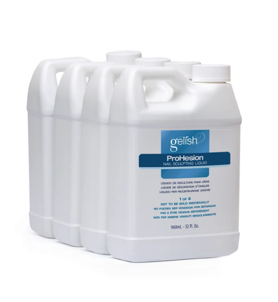 Pack of 4 Gelish Prohesion Nail Sculpting Liquid, 32 oz.