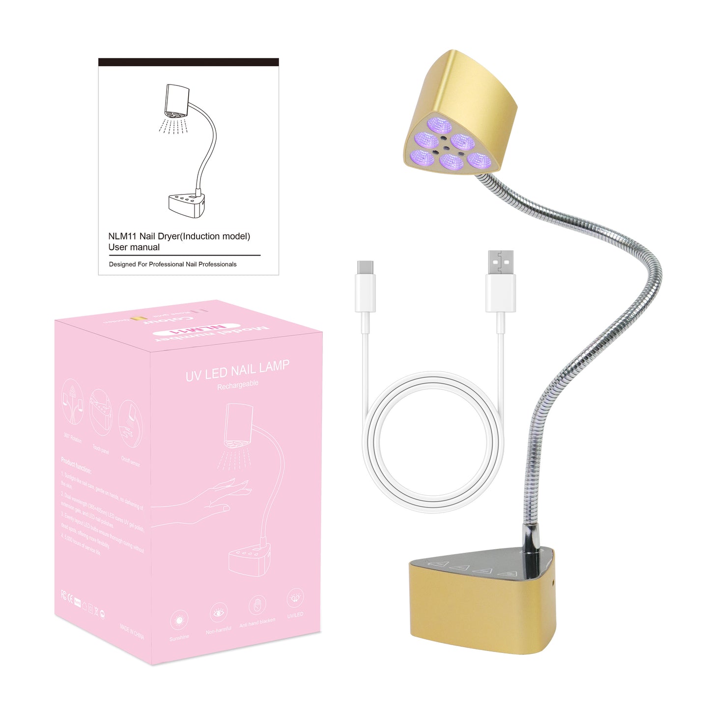 Đèn LED hiệu suất cao Gelish 18G Plus 36W với chế độ Comfort Cure 