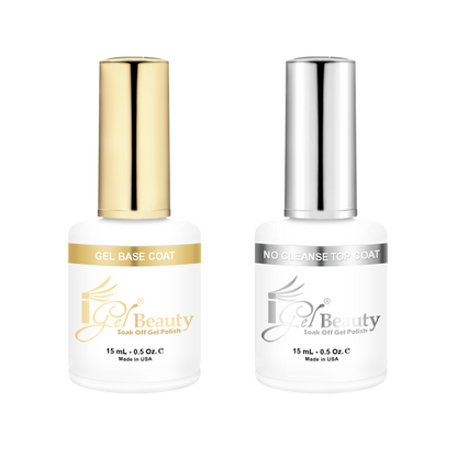 iGel Base Coat and No Cleanse Top Coat set