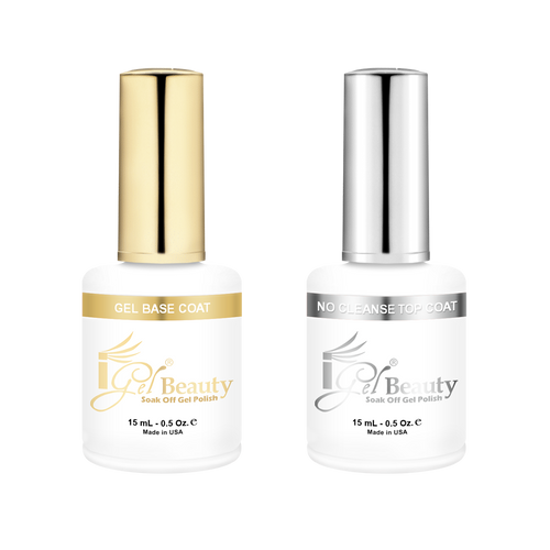iGel Base Coat and No Cleanse Top Coat set