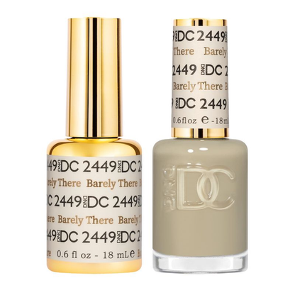 DND DC Premium set Gel Color Matching Polish Color - Barely There #2449