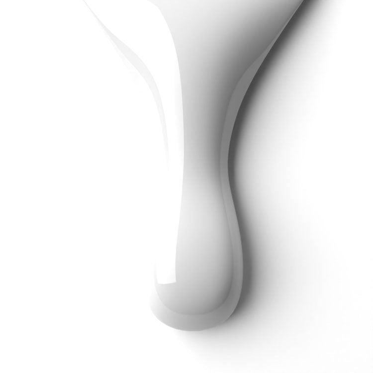 Flawless White white cream finish swatch
