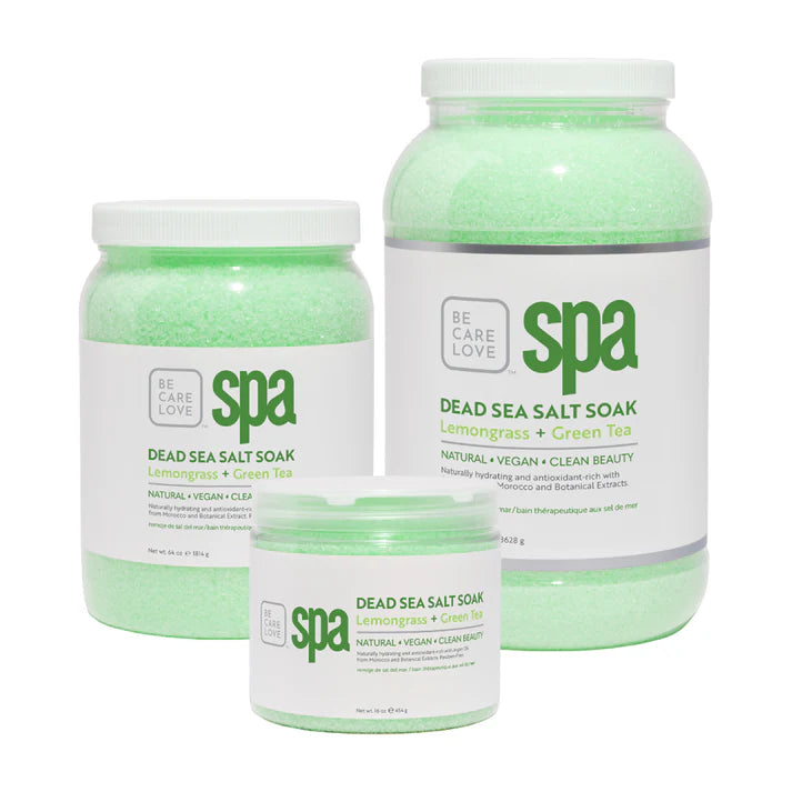 BCL Spa Pedicure Organic Dead Sea Salt - Lemongrass + Green Tea