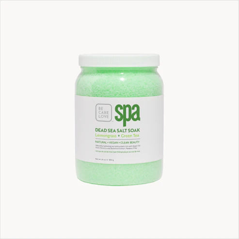 BCL Spa Pedicure Organic Dead Sea Salt - Lemongrass + Green Tea
