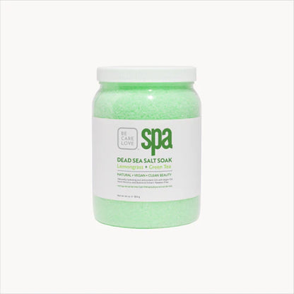 BCL Spa Pedicure Organic Dead Sea Salt - Lemongrass + Green Tea