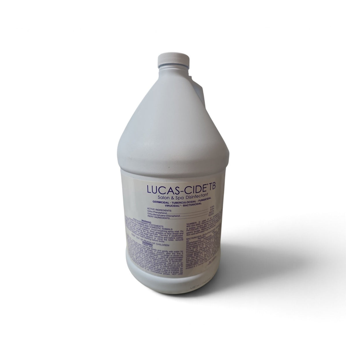 LUCAS-CIDE TB Salon & Spa Disinfectant 128 fl oz front label