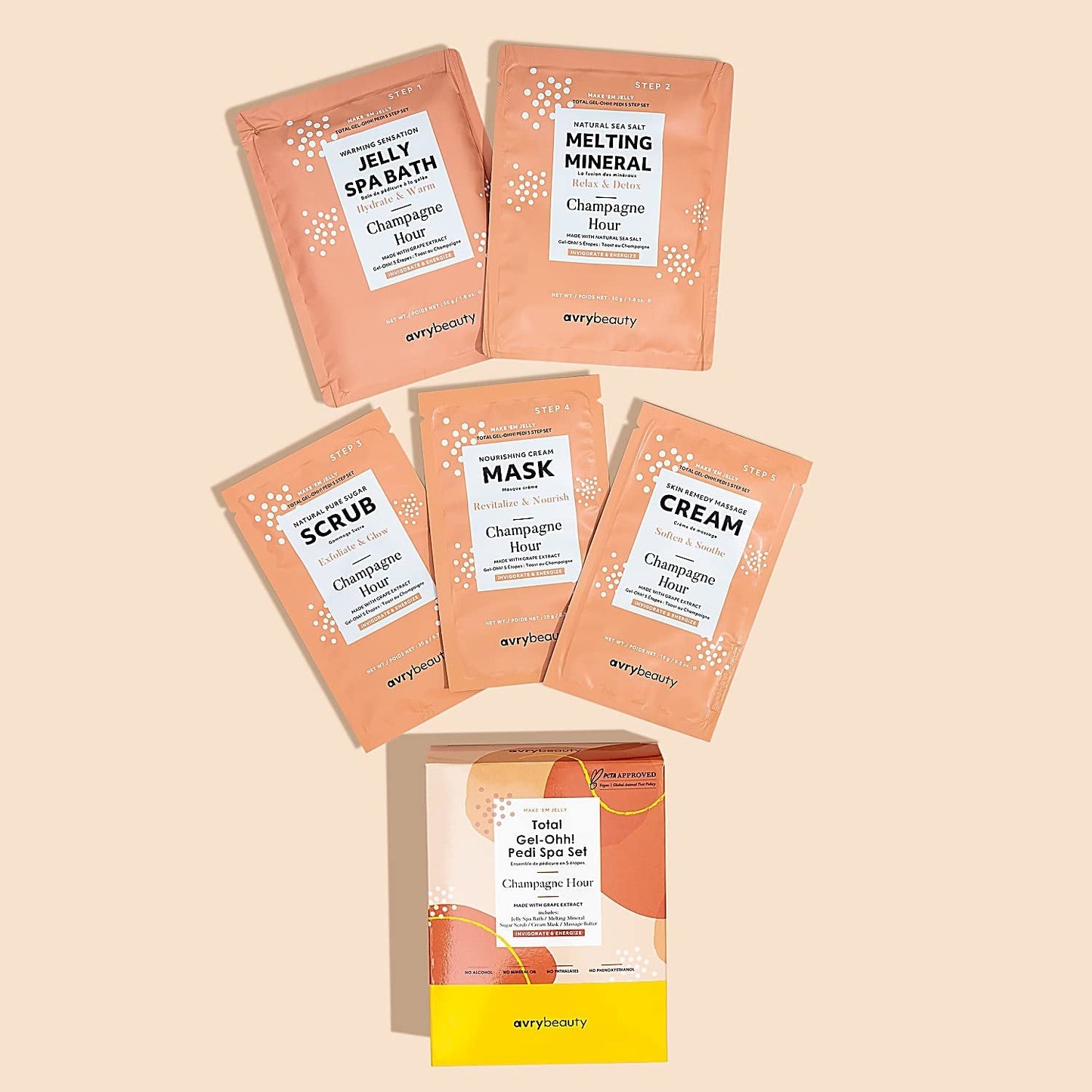 AvryBeauty Gel-Ohh Jelly Spa - Rosa 