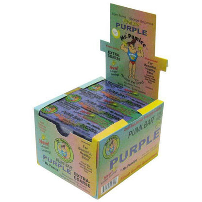 Mr. Pumice purple coarse pumice bars box of 12