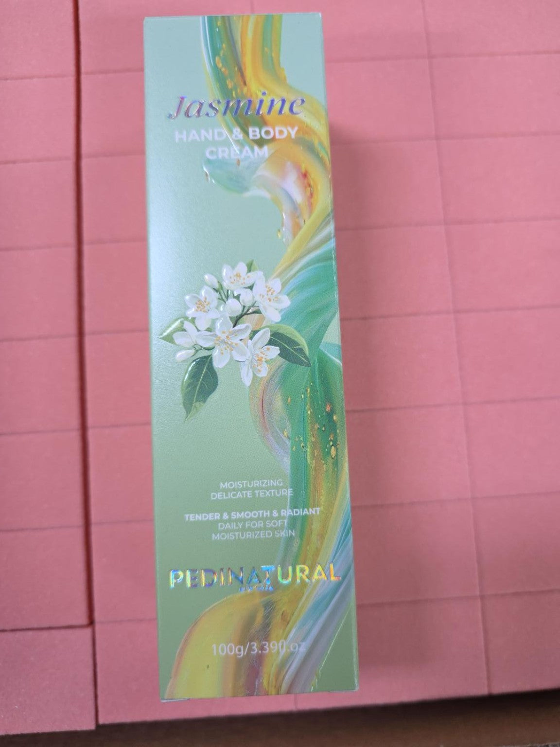 Pedinatural Jasmine Hand & Body Cream 100g actual box front