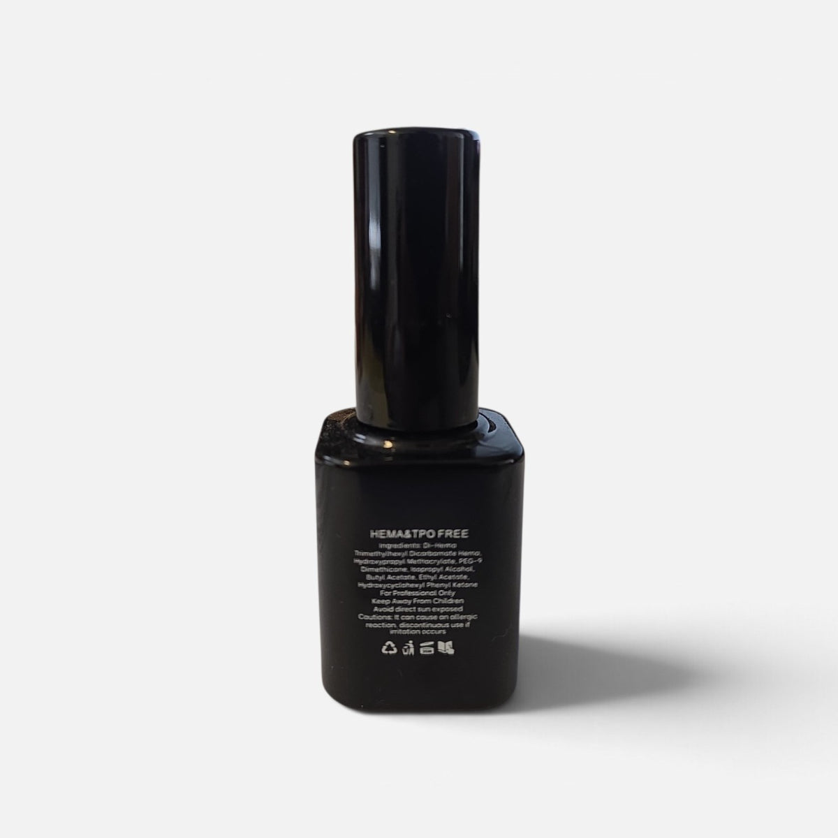 PoshBottle Base Coat black bottle back label