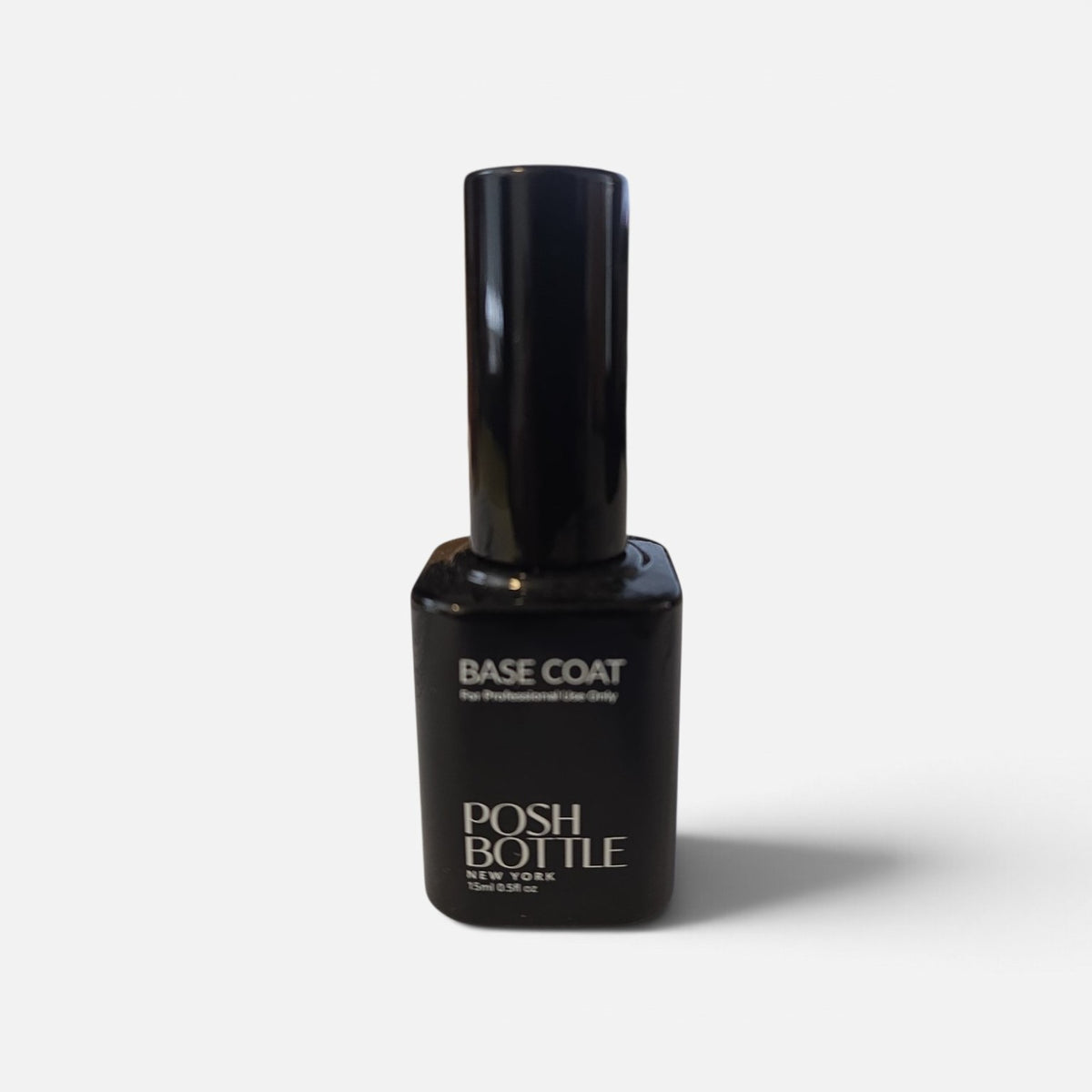 PoshBottle Base Coat 15ml black bottle front