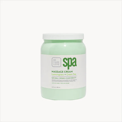 BCL Spa Pedicure Organic Massage Cream - Lemongrass + Green Tea