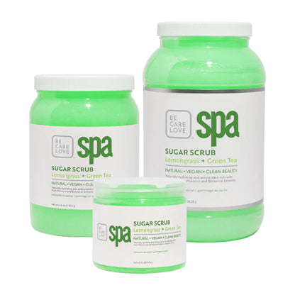BCL Spa Pedicure Organic Sugar Scrub - Lemongrass + Green Tea