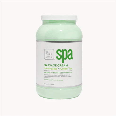 BCL Spa Pedicure Organic Massage Cream - Lemongrass + Green Tea