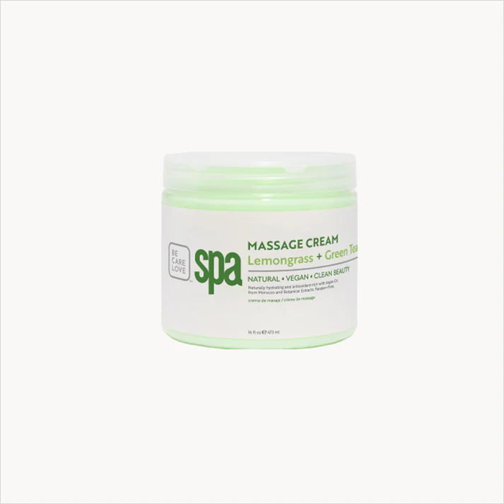 BCL Spa Pedicure Organic Massage Cream - Lemongrass + Green Tea