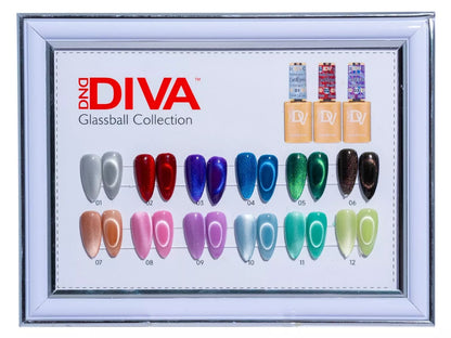 DND Diva Glass Ball Collection 9D Cateyes #06 Meow OrNe