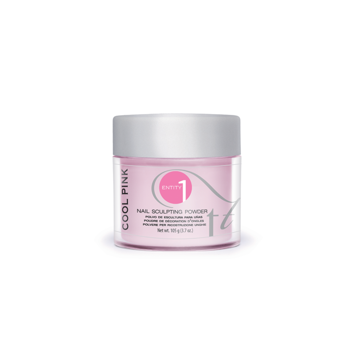 Entity Beauty Nail Acrylic Sculpting Powder COOL Pink - Size 3.7oz