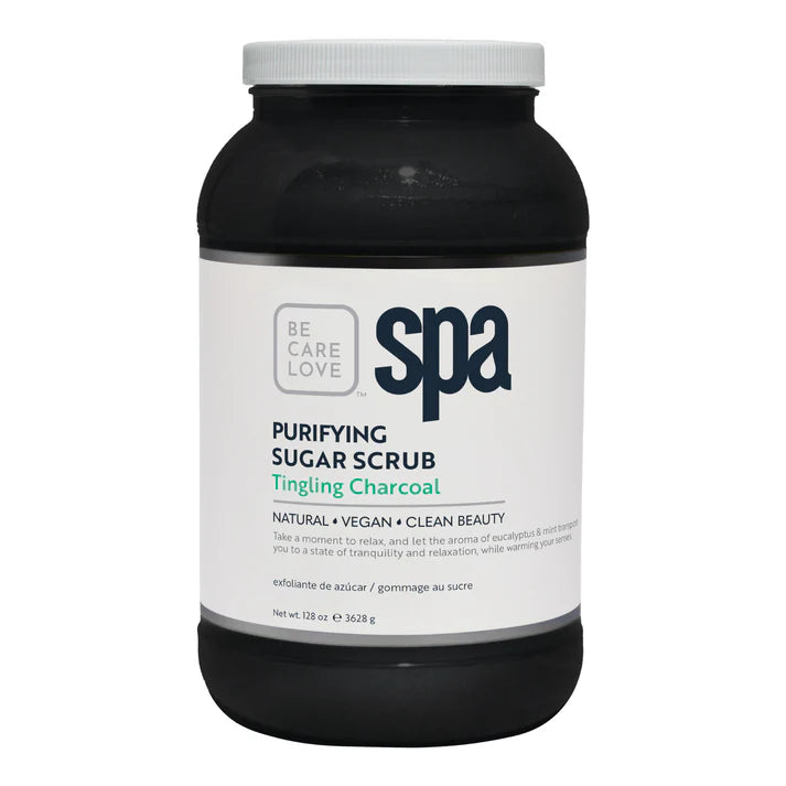 BCL Spa Pedicure Organic Sugar Scrub - Tingling Charcoal