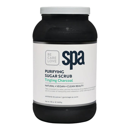 BCL Spa Pedicure Organic Sugar Scrub - Tingling Charcoal