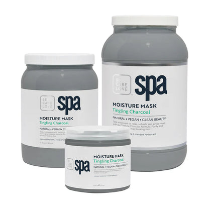 BCL Spa Pedicure Organic Moisture Mask - Tingling Charcoal