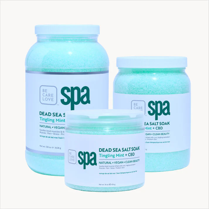 BCL Spa Pedicure Organic Dead Sea Salt - Tingling Mint