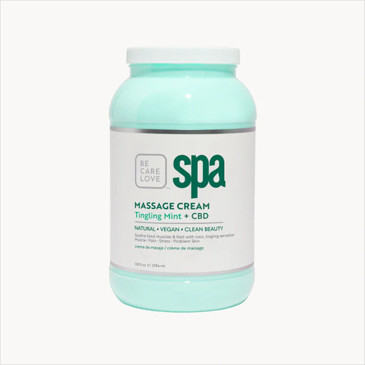 BCL Spa Pedicure Organic Massage Cream - Tingling Mint