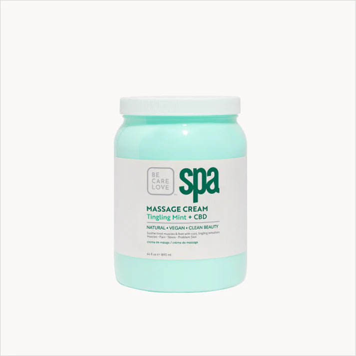 BCL Spa Pedicure Organic Massage Cream - Tingling Mint