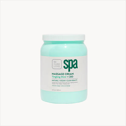 BCL Spa Pedicure Organic Massage Cream - Tingling Mint