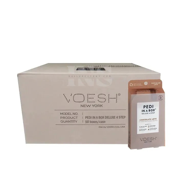 VOESH Deluxe Pedicure In A Box 4 In 1 (Hộp 50 gói) - Chocolate Love 