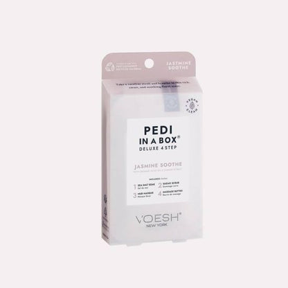 VOESH Deluxe Pedicure In A Box 4 In 1 (Hộp 50 gói) - Jasmine Soothe 