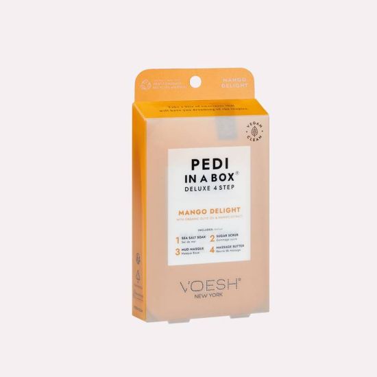 VOESH Deluxe Pedicure In A Box 4 In 1 (Hộp 50 gói) - Mango Delight 