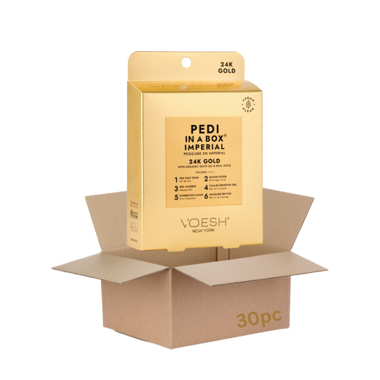 VOESH Deluxe Pedicure In A Box 4 In 1 (Hộp 50 gói) - than hoạt tính thải độc 