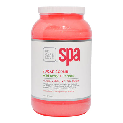 BCL Spa Pedicure Organic Sugar Scrub - Wild Berry + Retinol